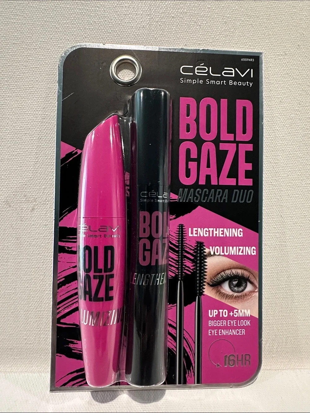 Celavi Bold Gaze Mascara Duo for Lengthening and Volumizing Eye Enhancer.